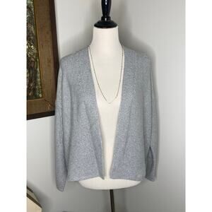 Old Navy Grey Marled Open-Front Cardigan Sweater - Women's Large - Soft Knit